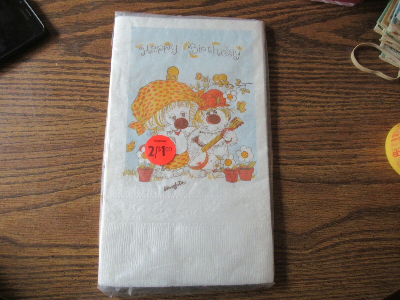 Woofits vintage table cloth NEW SEALED