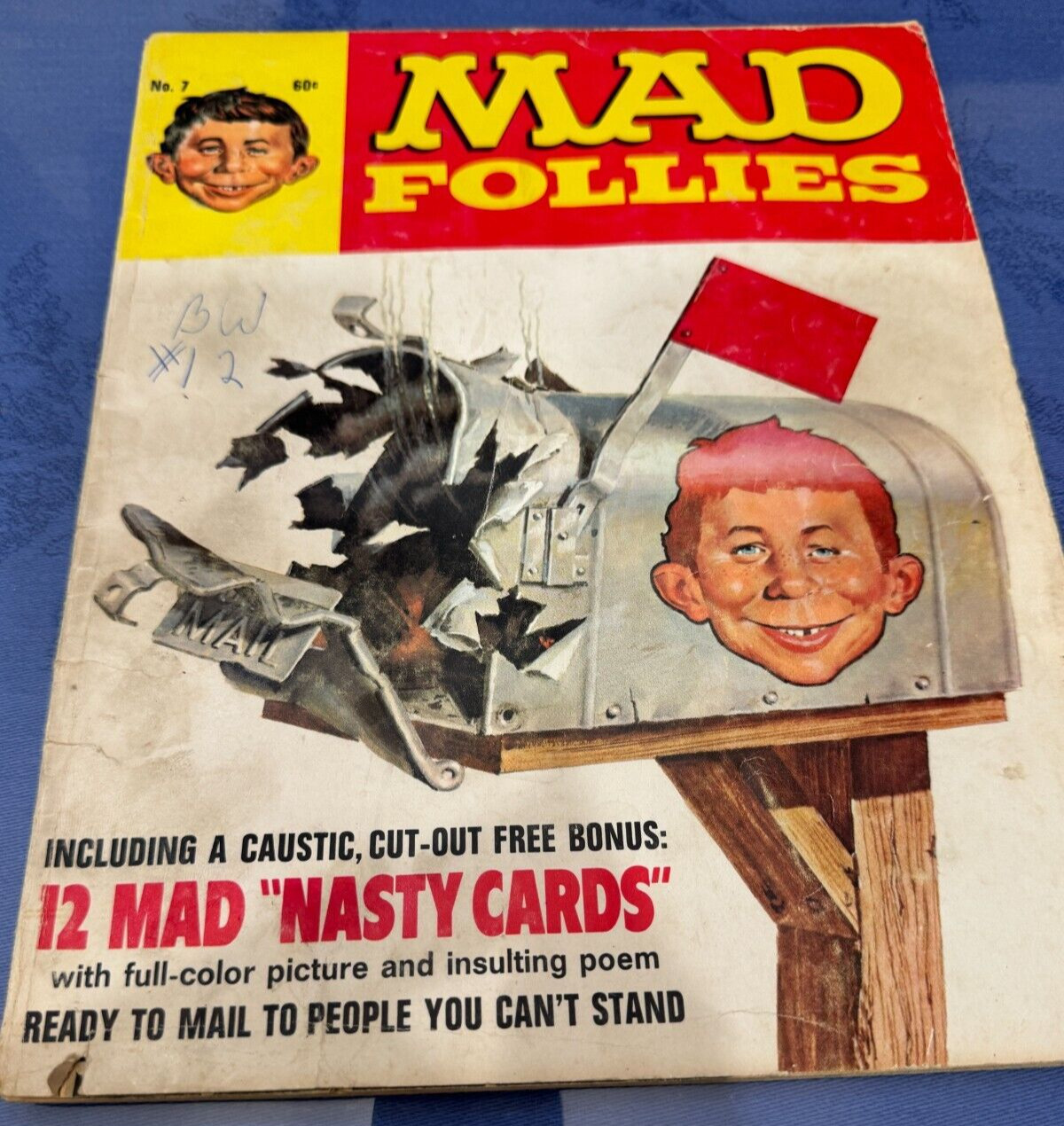 Mad Magazine FOLLIES   #12 w/ Insert Bonus nastycards