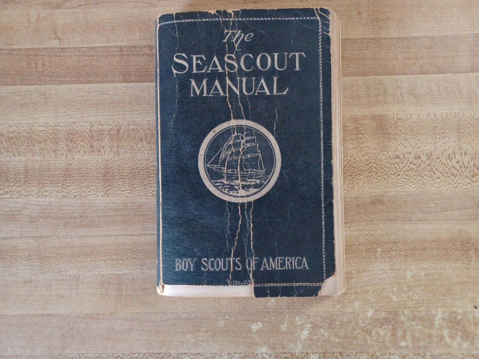 BSA THE SEA SCOUT MANUAL FIFTH EDITION  12TH REPRINT JULY 1936