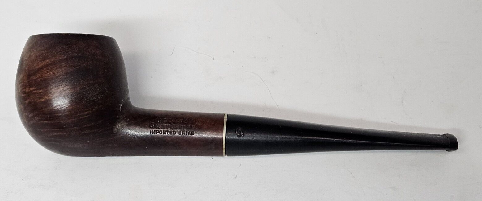 Vintage Medico Guardsman Imported Briar Wood Tobacco Estate Pipe and Filters