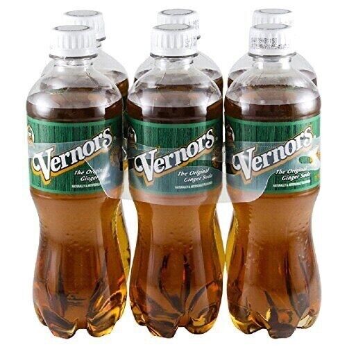 Vernors Ginger Ale 6 Pack The Original Ginger Ale Soda 6 Pack  16.9 fl