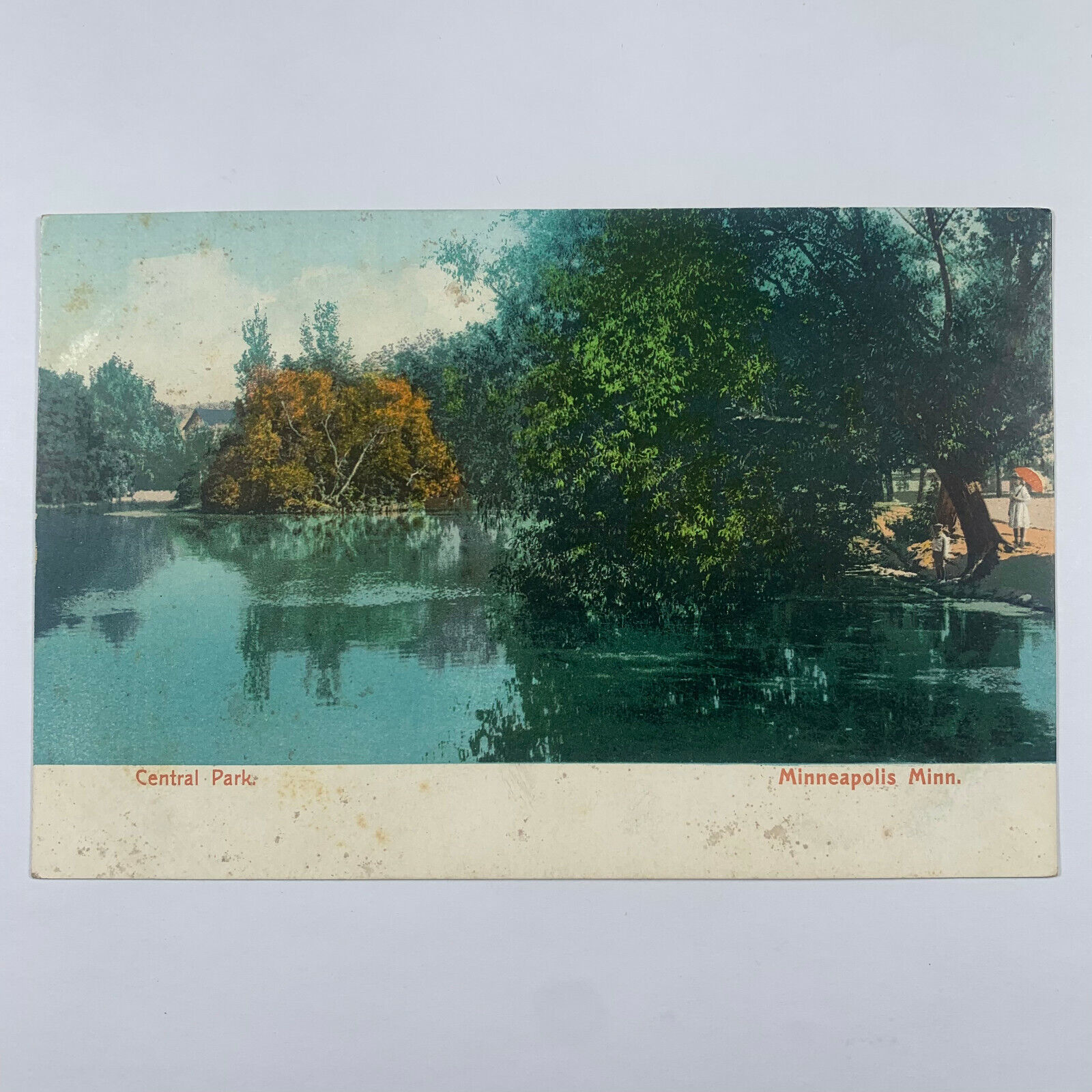 Postcard Minnesota Minneapolis MN Central Park Pre-1907 Undivided Back Unposted