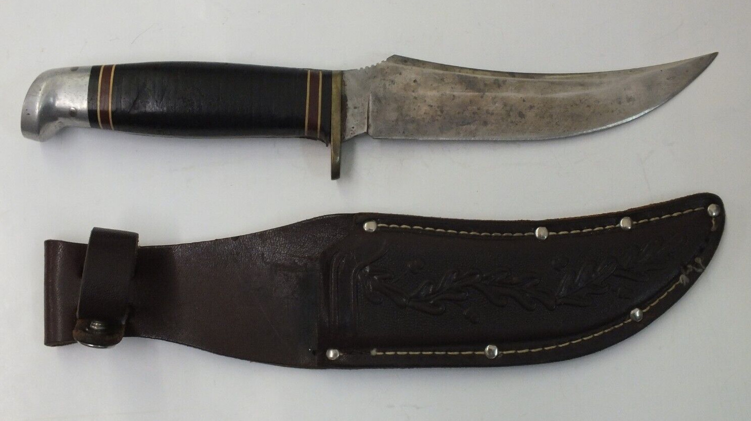 Vintage L39 WESTERN Boulder Colo. USA Fixed Blade Hunting Skinning Knife