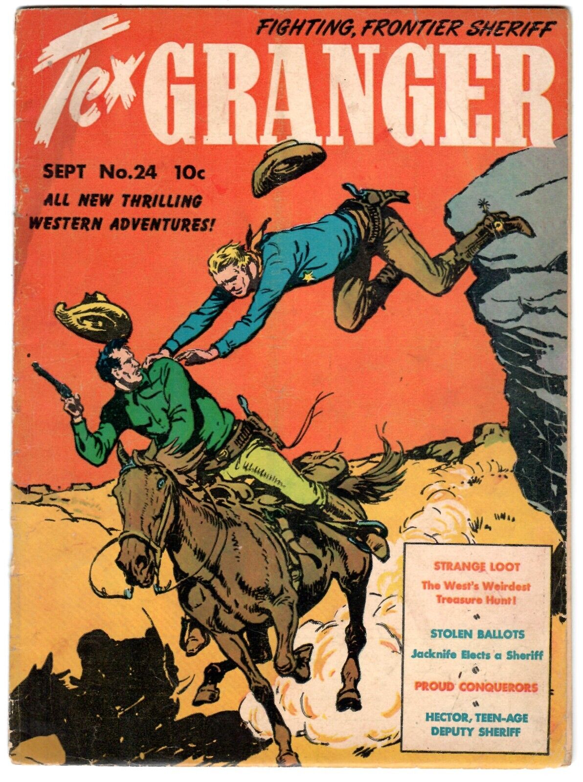 Tex Granger #24 (1949) Parents Magazines Good
