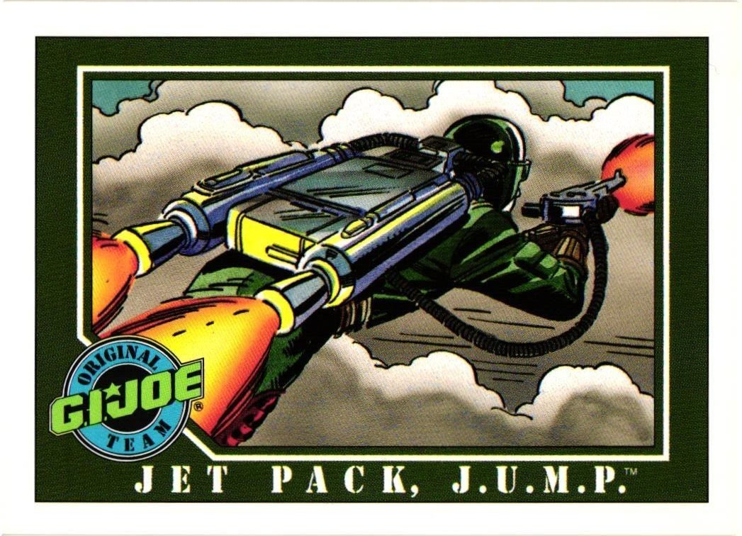 1991 Impel G. I. Joe Original Team Jet Pack