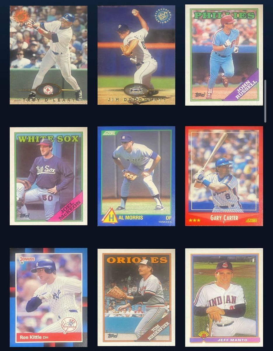 50 Pack of Random 80s & 90s Sports Trading Cards