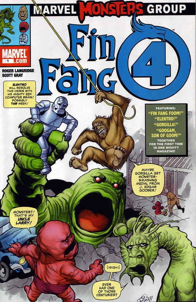 Marvel Monsters: Fin Fang Four #1 VF; Marvel | Fin Fang Foom Eric Powell - we co