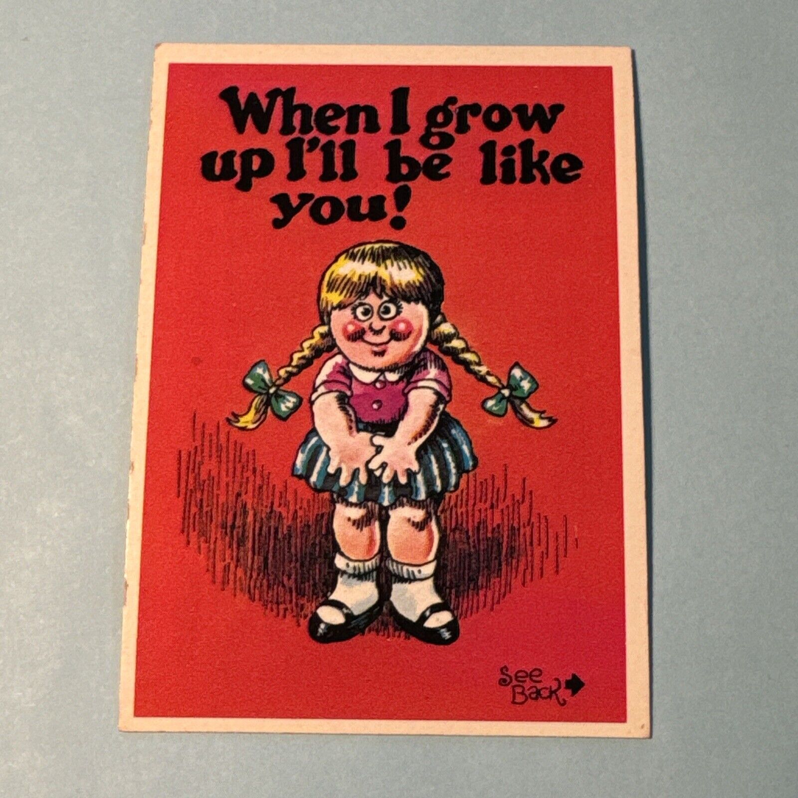MONSTER GREETING CARDS #10 Topps 1965 Robert Crumb underground comic book artist