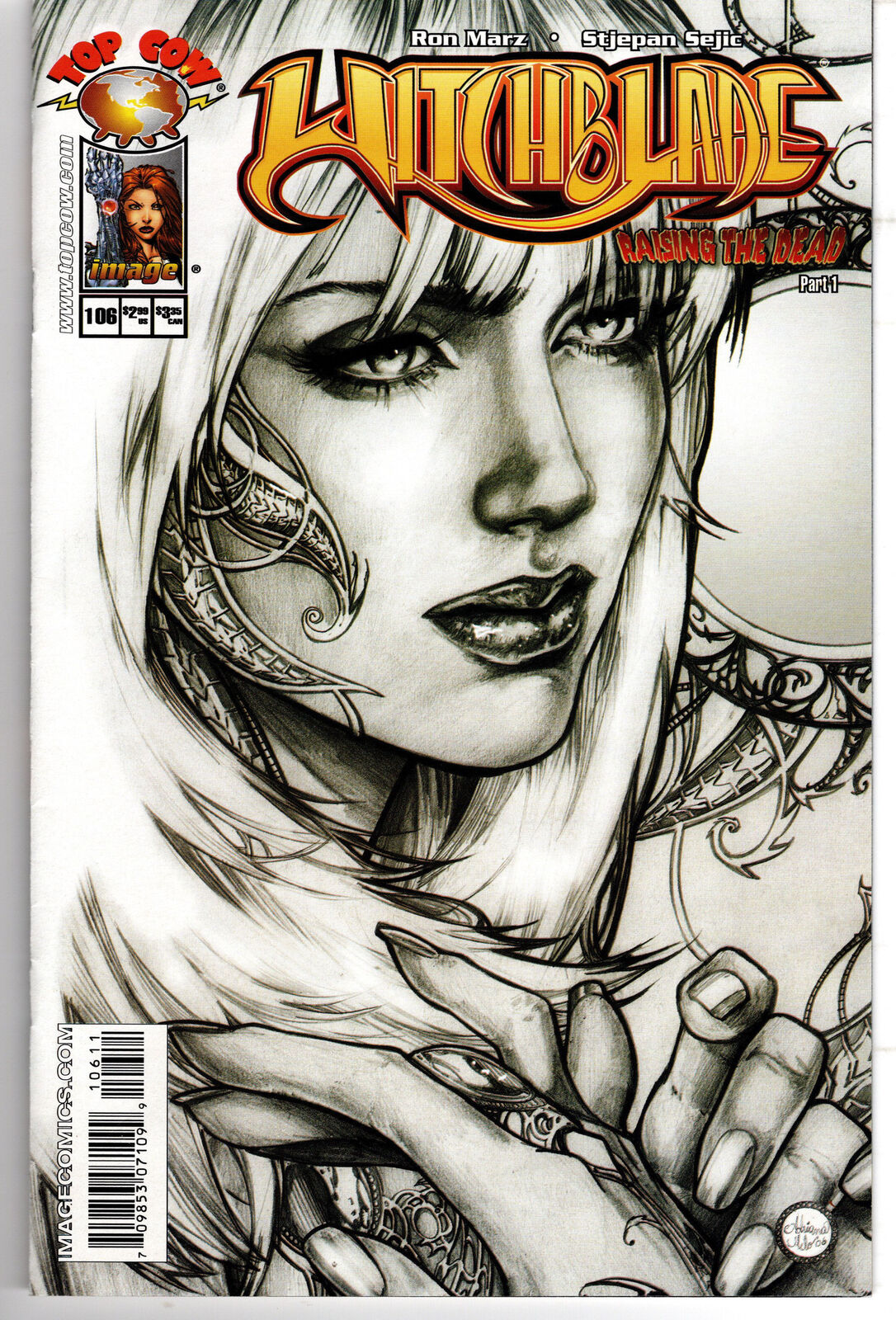 Witchblade #106 1995 Series NM+ Adriana Melo Cover Image Top Cow