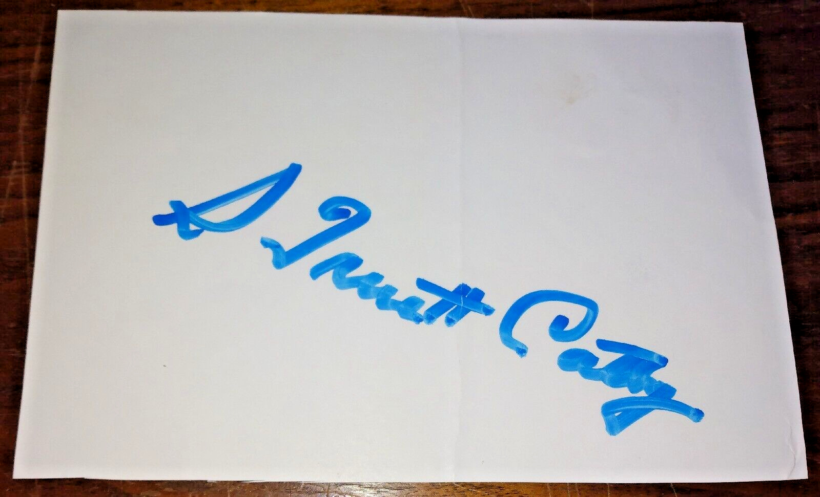 Chic-Fil-A ~ S. Truett Cathy Autograph - Large Signature on Card