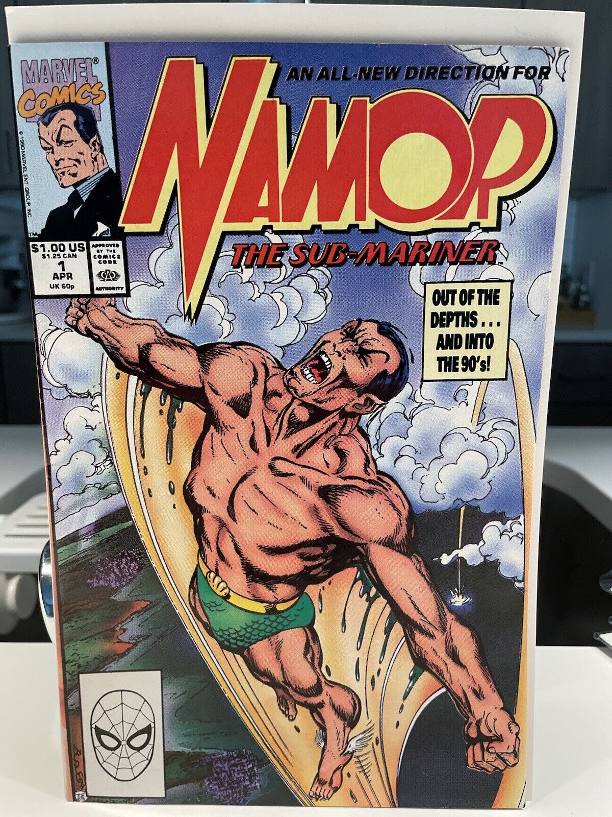 Namor The Sub-Mariner 1 (1990) Premiere Issue Of 6th Solo Series