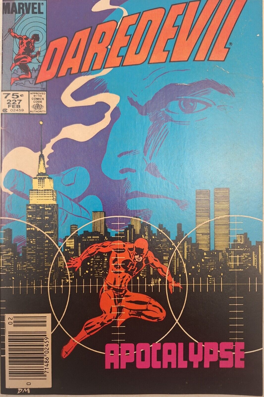 Daredevil 227  (1986) Newsstand Kingpin Finds Out DD's Identity Frank Miller MCU