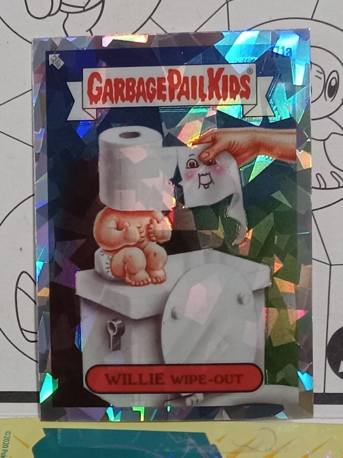2022 Topps Garbage Pail Kids Chrome 5 Willie Wipe-Out ATOMIC REFRACTOR 