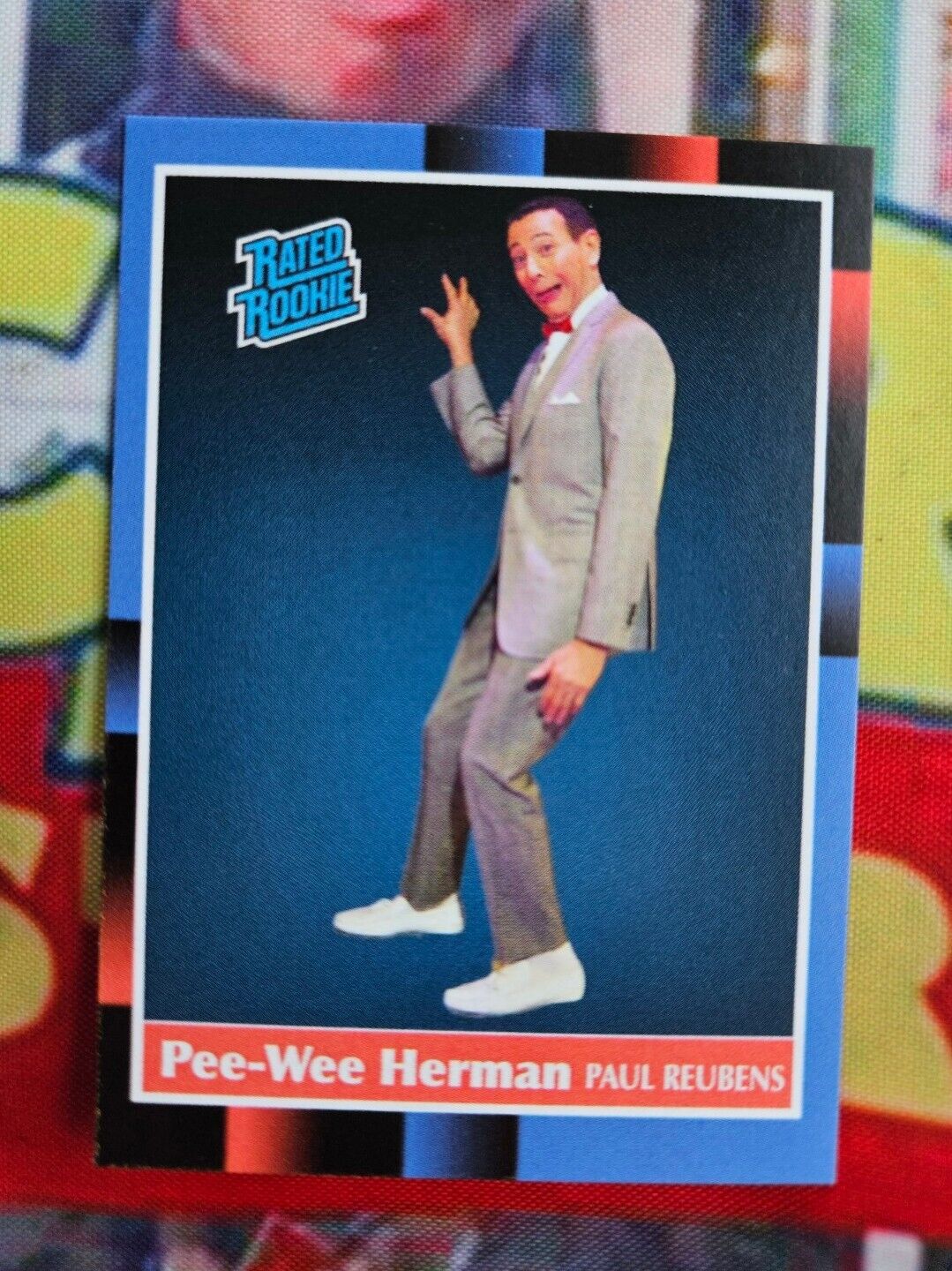Pee-Wee Herman Paul Reubens custom ROOKIE Card 1988 style ACEO Big adventure 