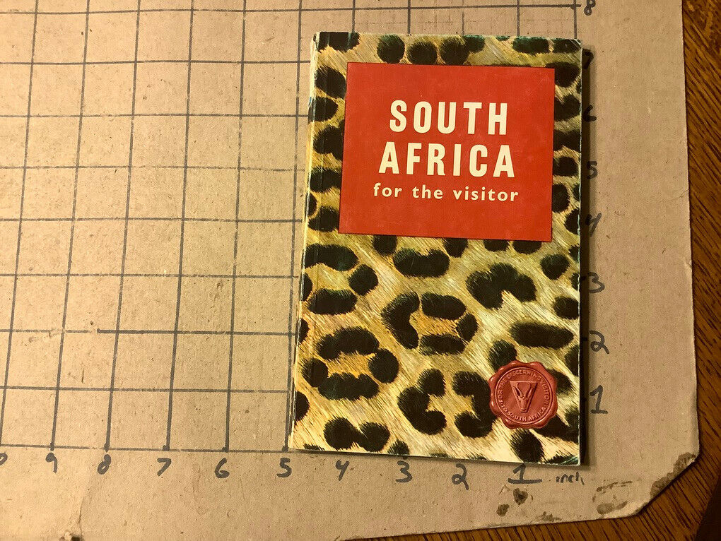 1965 SOUTH AFRICA for the visitor -  tourism book: 120pgs, map