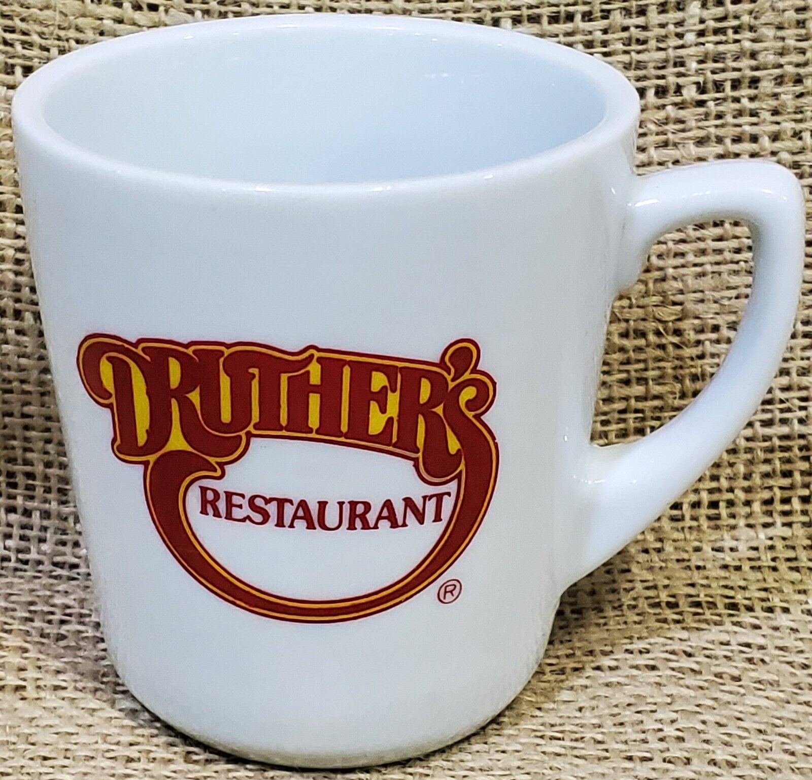 Vintage Druther's Coffee Ultima Restaurant Advertising 1980's Mug Cup Scarce ORG