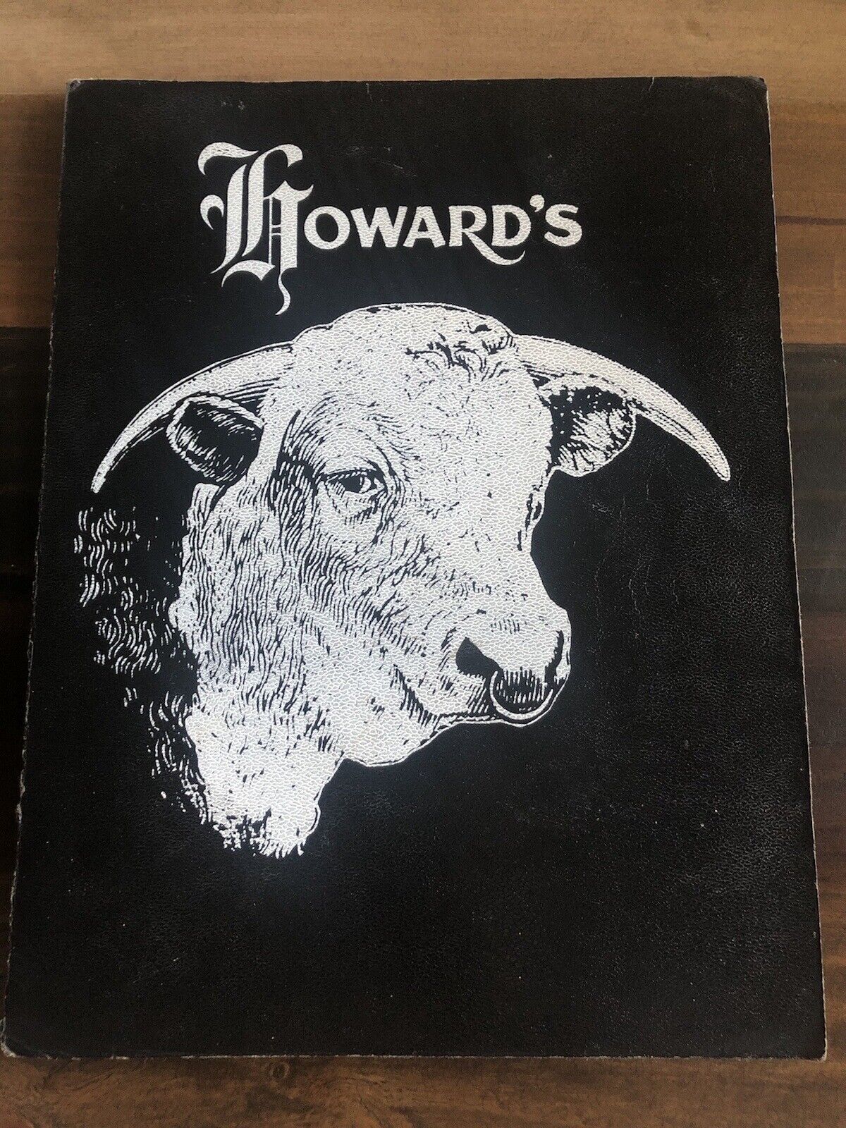 Howard’s Restaurant Vintage Souvenir Menu 1970’s Gatlinburg TN Oldest RARE FULL