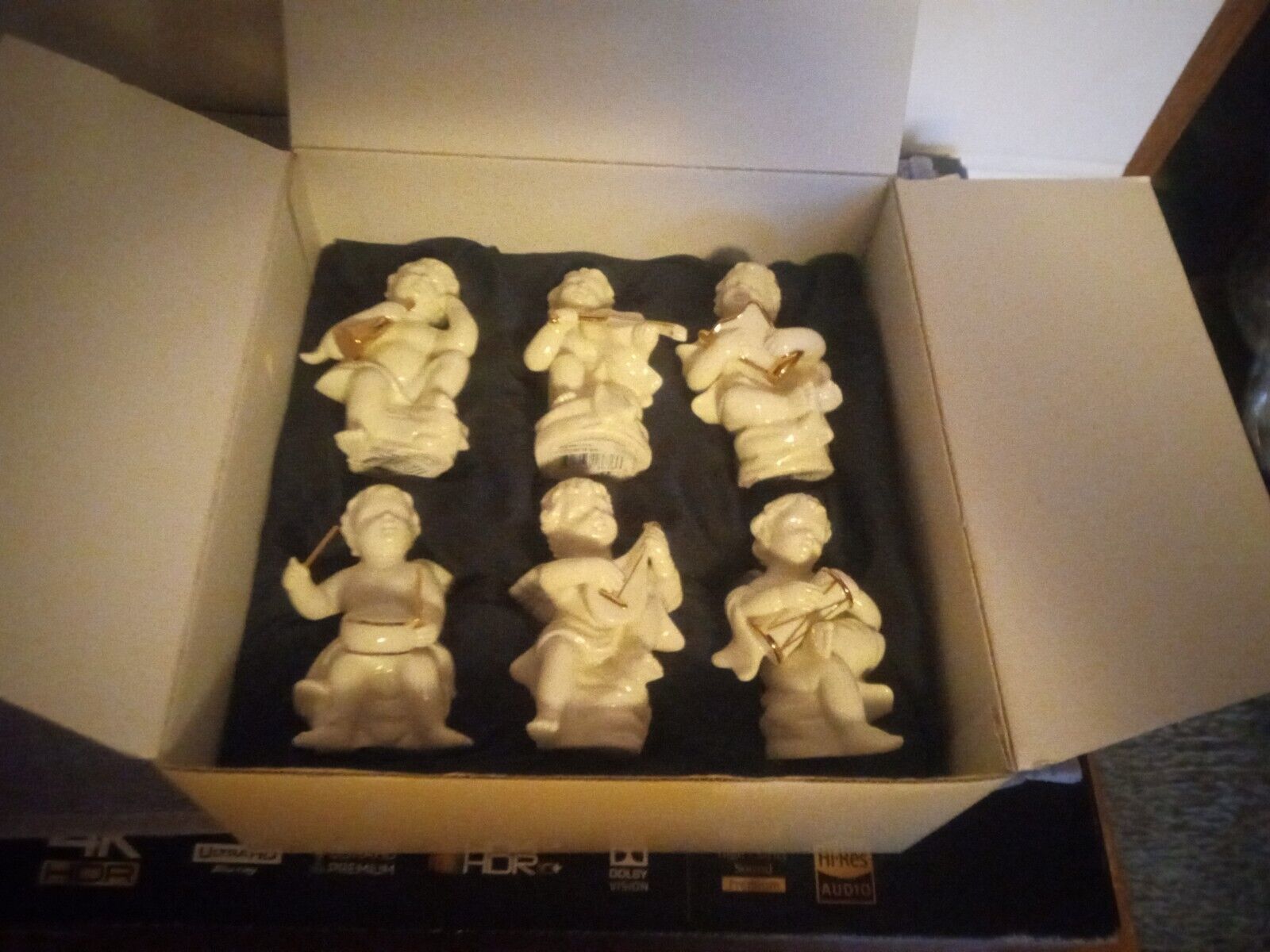 Mikasa Holiday Elegance 6 Angels/Cherub  Figurines FK001/715 In Original Box