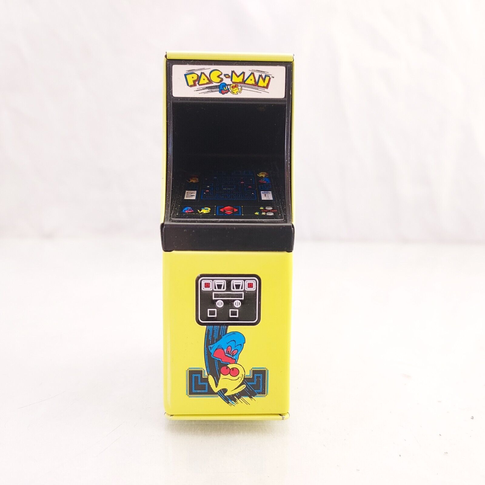 Boston America Pac Man Mini Arcade Machine Metal Tin w/ Pac Man Candy