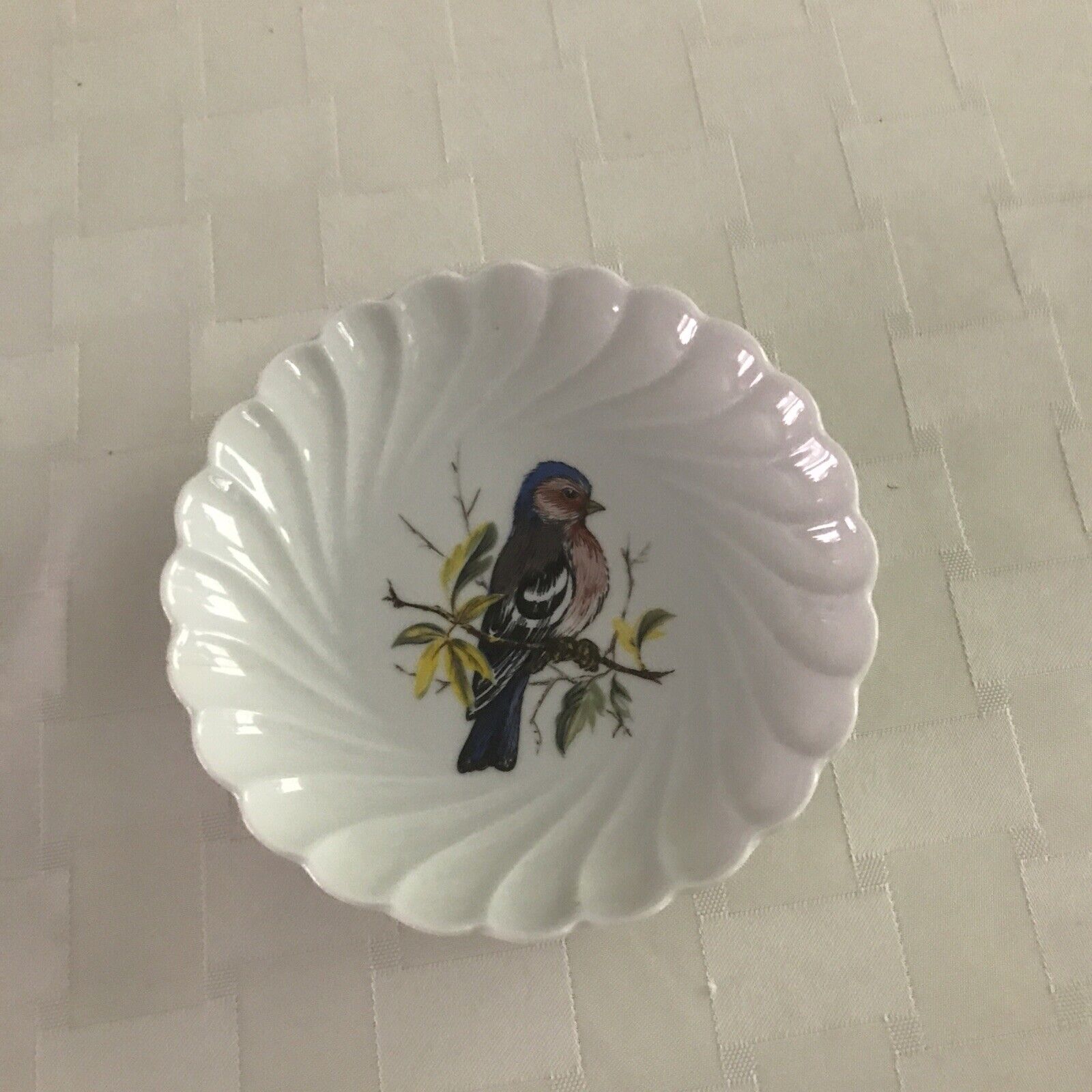 Vintage Haviland Limoges BIRD Trinket Dish Plate