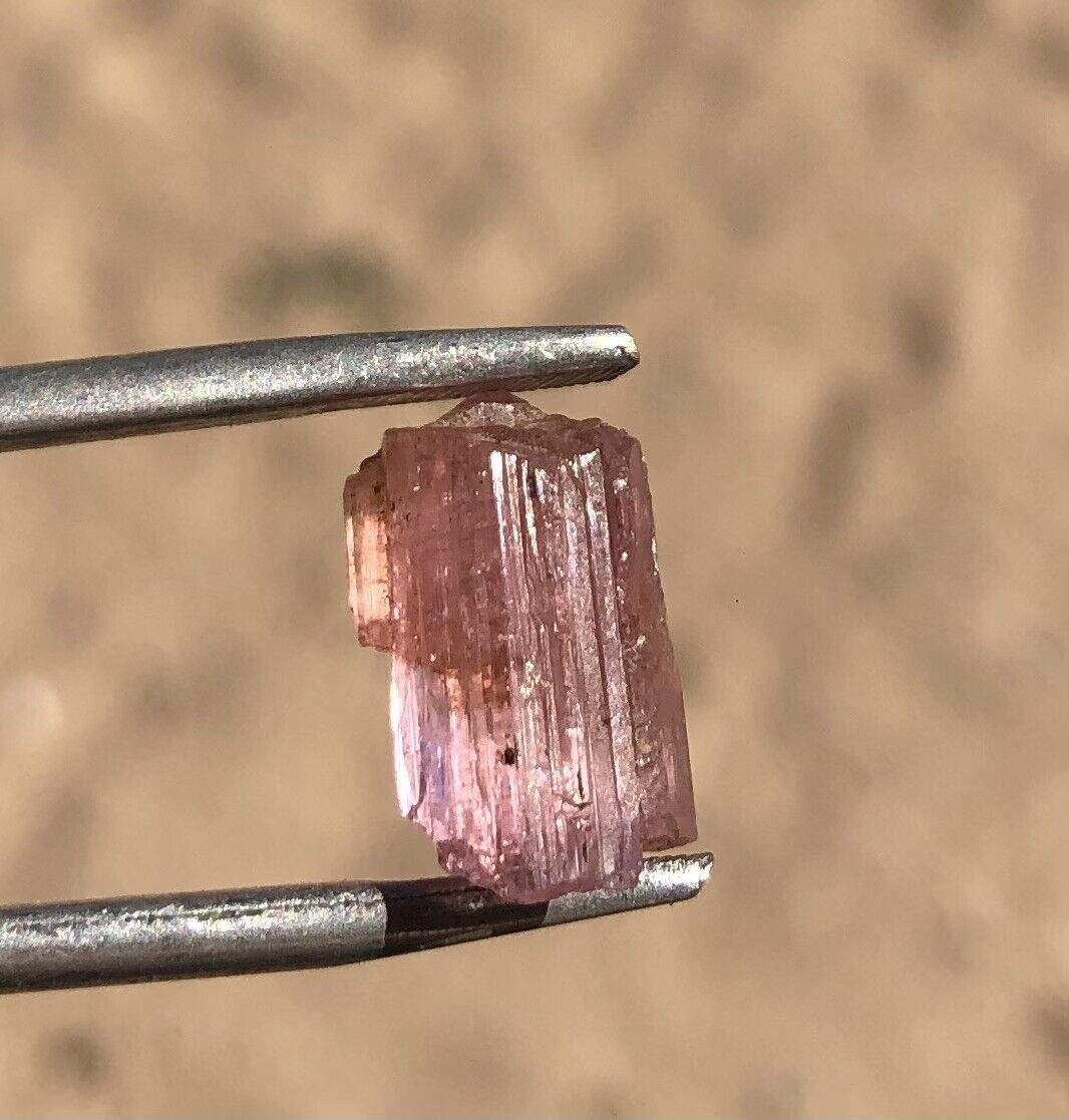 8 TCW Pink Imperial Topaz ? Crystal Gem Mineral Rough Specimen Loose