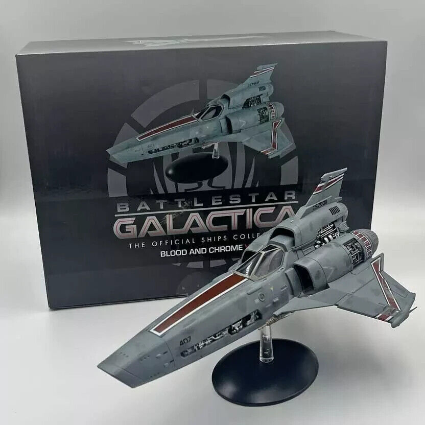 Battlestar Galactica Eaglemoss BLOOD & CHROME VIPER MARK III 🔥NEW IN BOX LIVE🔥