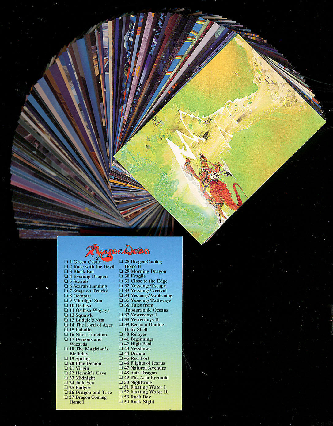 ROGER DEAN (FPG - 1993) - SINGLE CARDS - YOU PICK