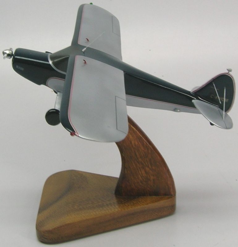 Piper PA-12 Cruiser Airplane PA12 Desktop Kiln Dry Wood Model Regular New