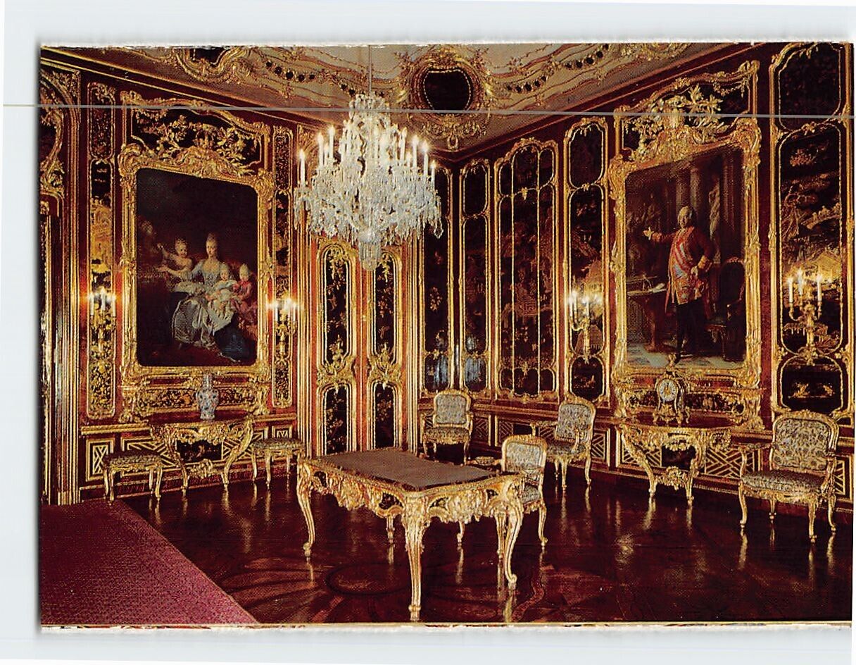 Postcard Vieux laque Zimmer Schloß Schönbrunn Vienna Austria