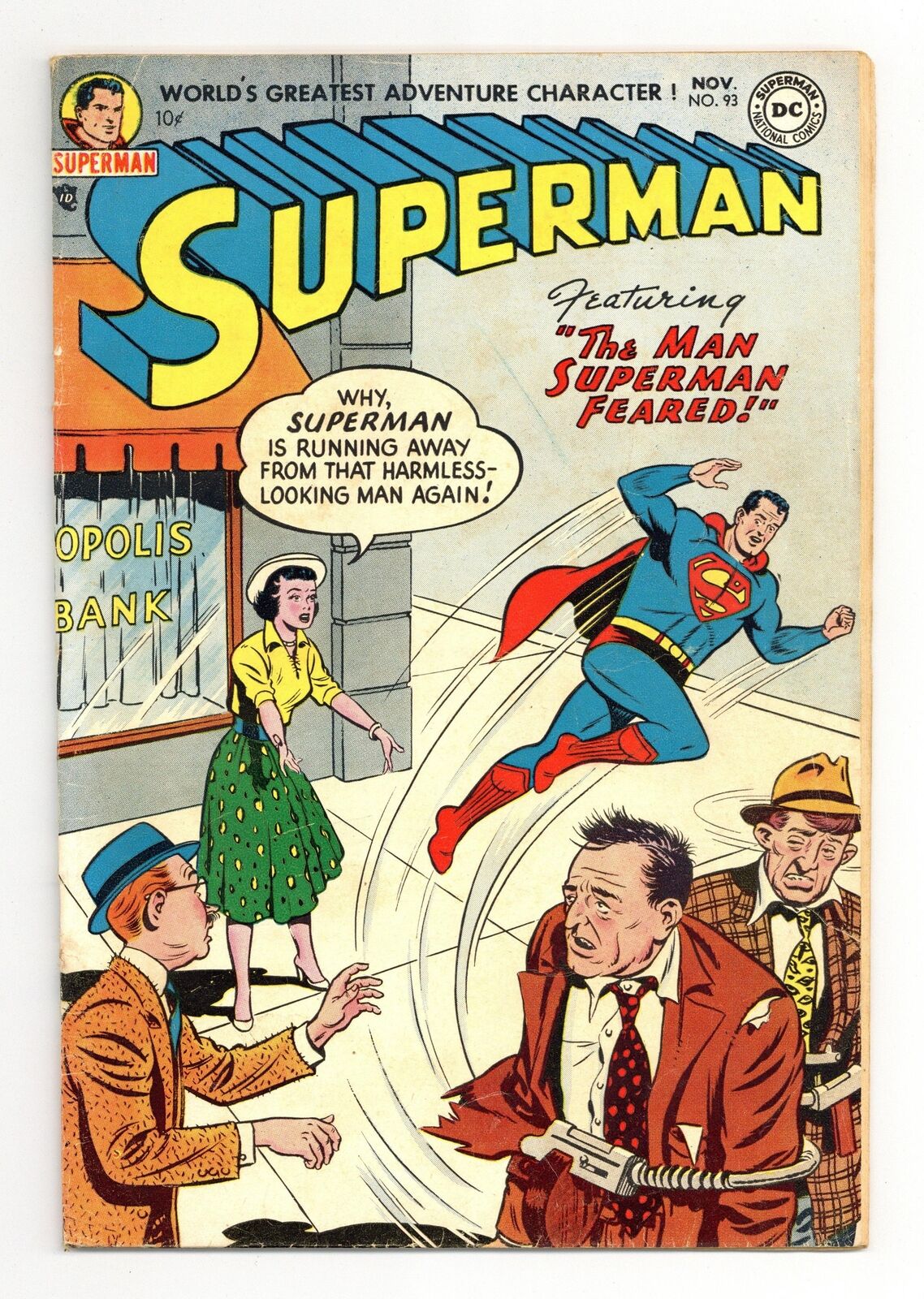 Superman #93 GD/VG 3.0 1954