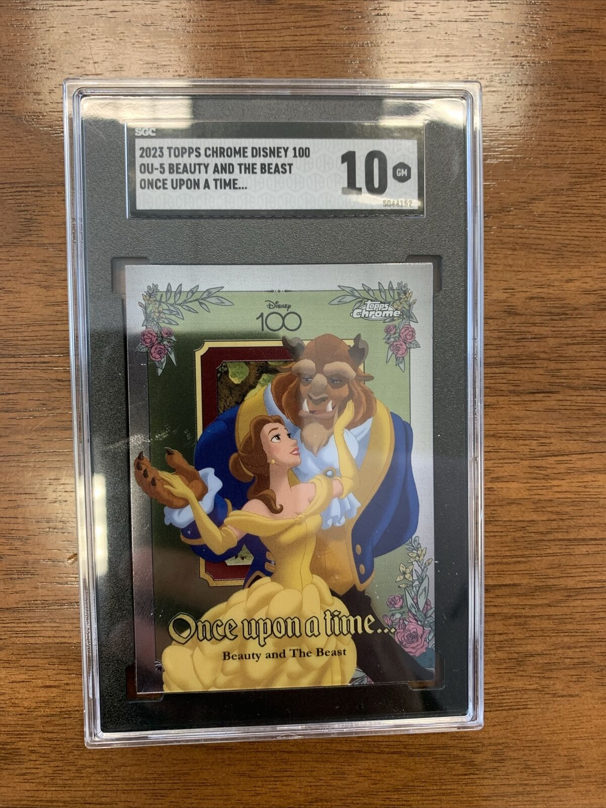 2023 Topps Chrome 100 Disney Beauty Beast Once Upon A Time SGC 10 CASE HIT 🔥