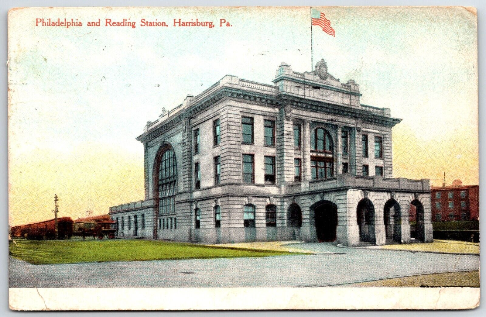 Harrisburg,PA Philadelphia and Reading Station Dauphin County Pennsylvania