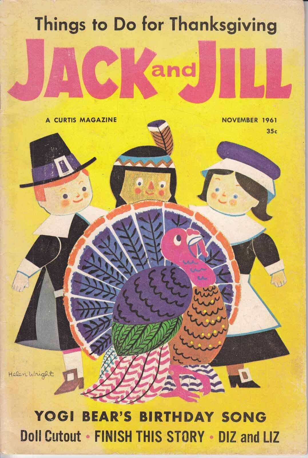 Jack And Jill (vol. 24) #1 VG; Curtis | low grade - November 1961 Yogi Bear's Bi