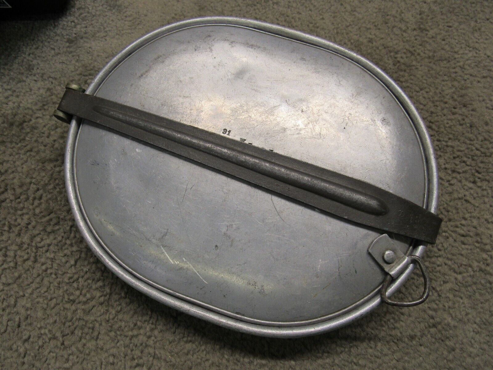 US Pre WW1 Mess Kit M1910 Meat Can RIA 1911 Rock Island Arsenal Numbers On Lid