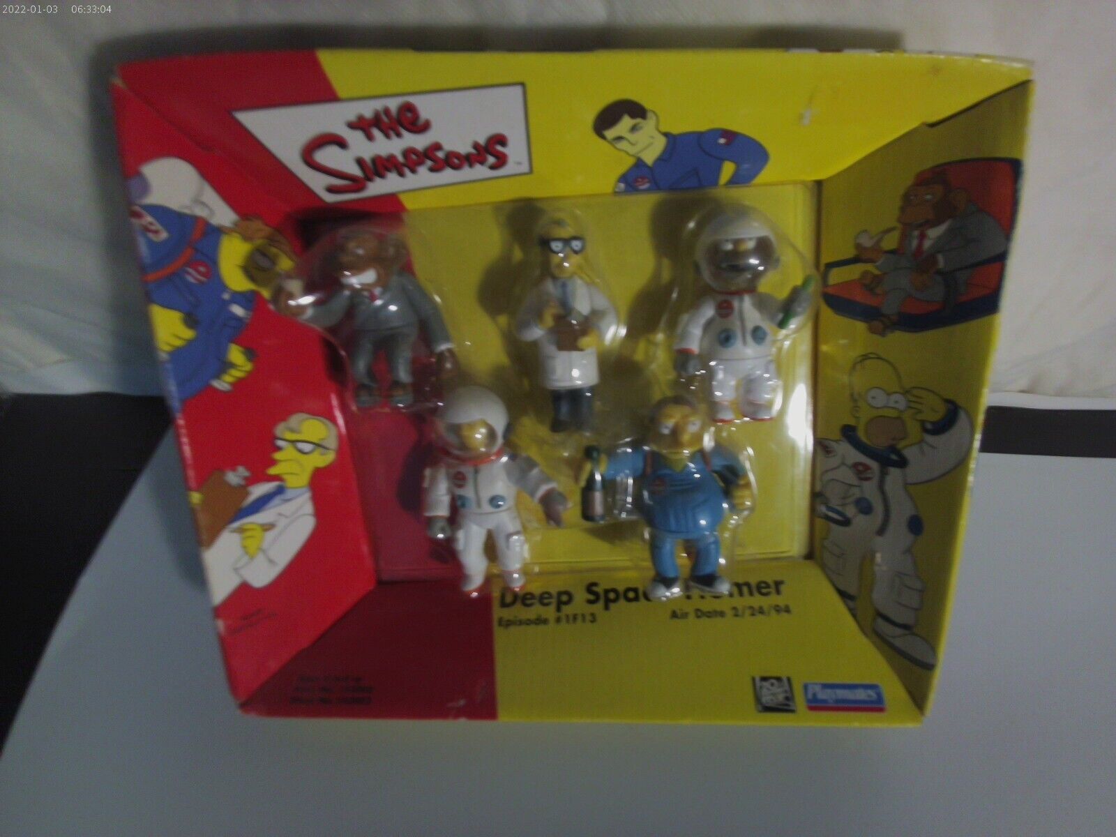 Playmates The Simpsons Deep Space Homer Action Figure Set