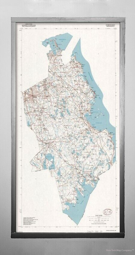 1980 Map| Plymouth County, Massachusetts| Massachusetts|Plymouth County|Plymouth