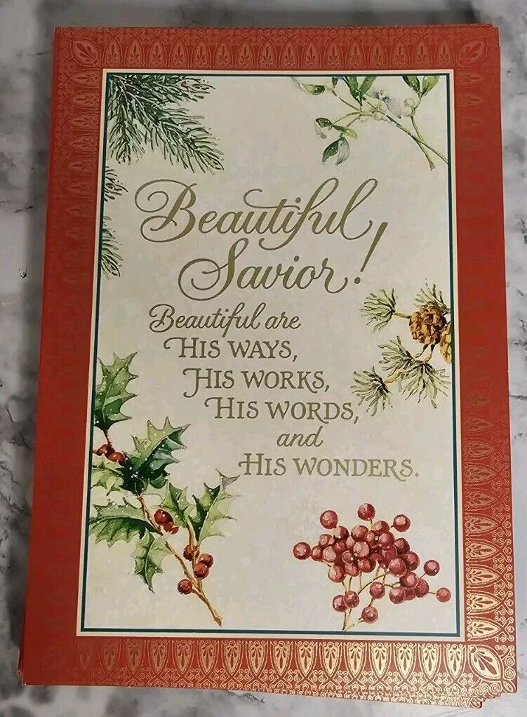 DaySpring Beautiful Savior Christmas Cards Pack Lot Of 40 Holiday Greeting Cards