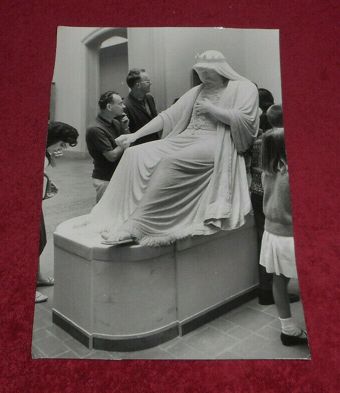 1964 Press Photo King Saul Sculpture By William Wetmore Story On Display Museum