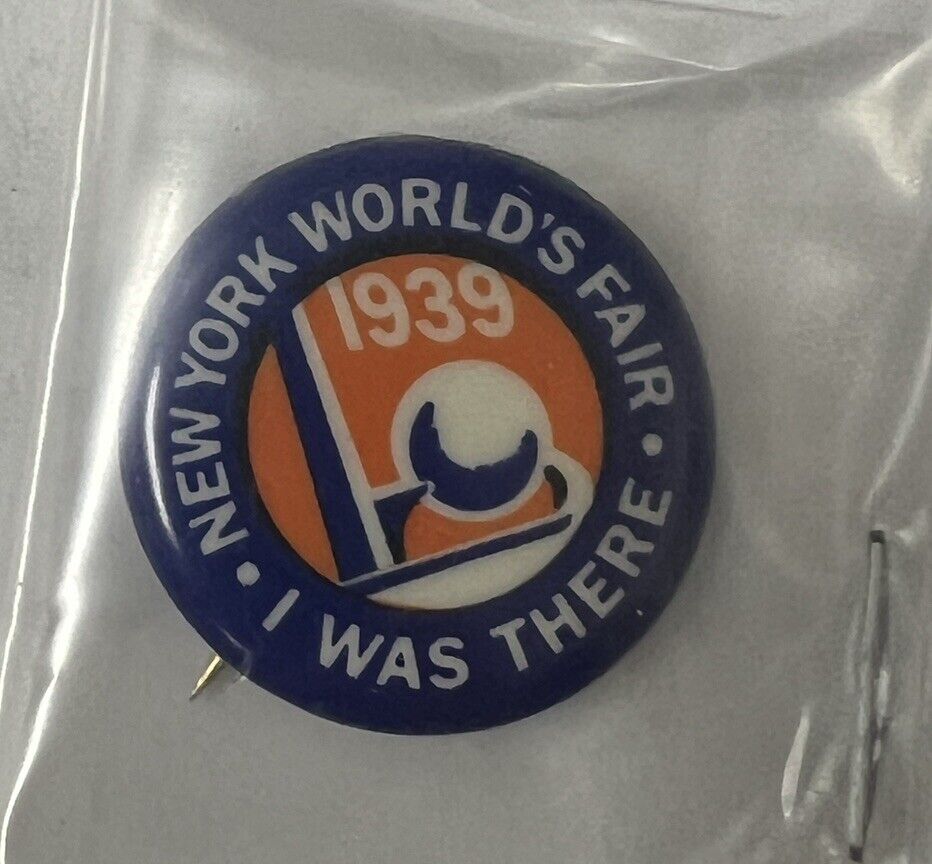 1939 New York World’s Fair “I Was There” Pinback Pin