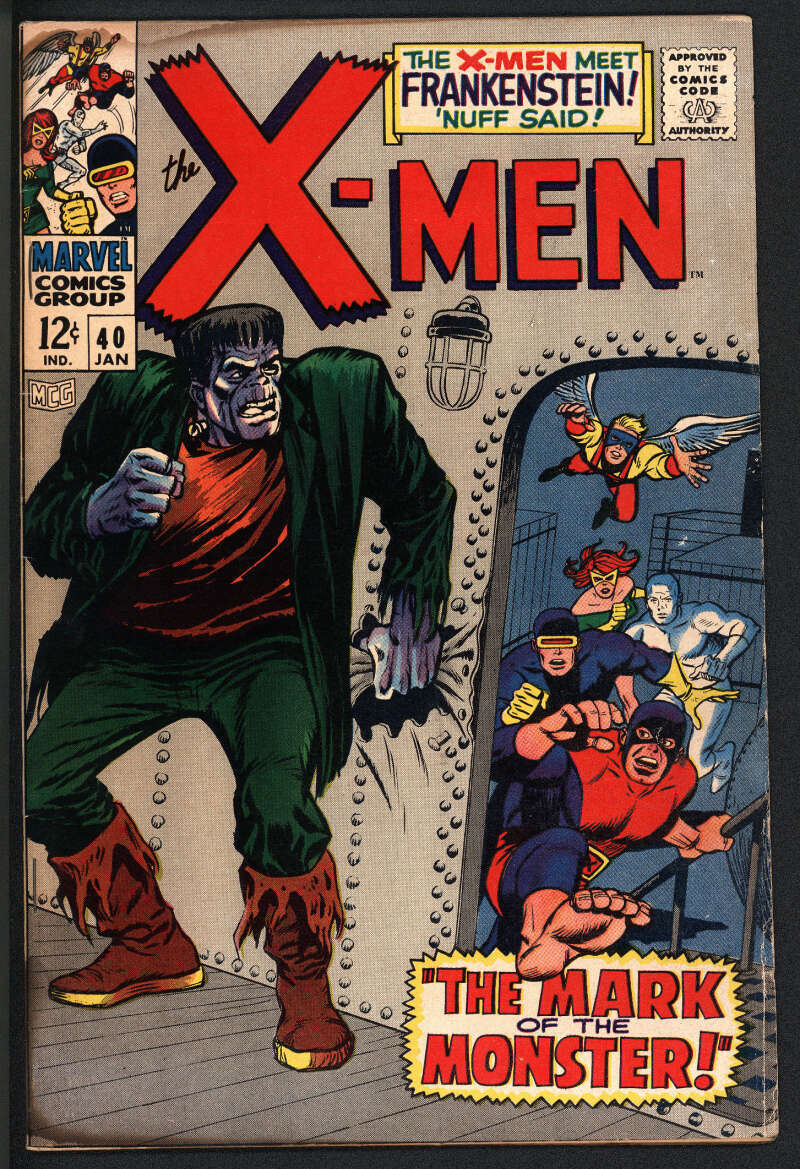 X-MEN #40 3.0 // ORIGIN OF CYCLOPS MARVEL COMICS 1968