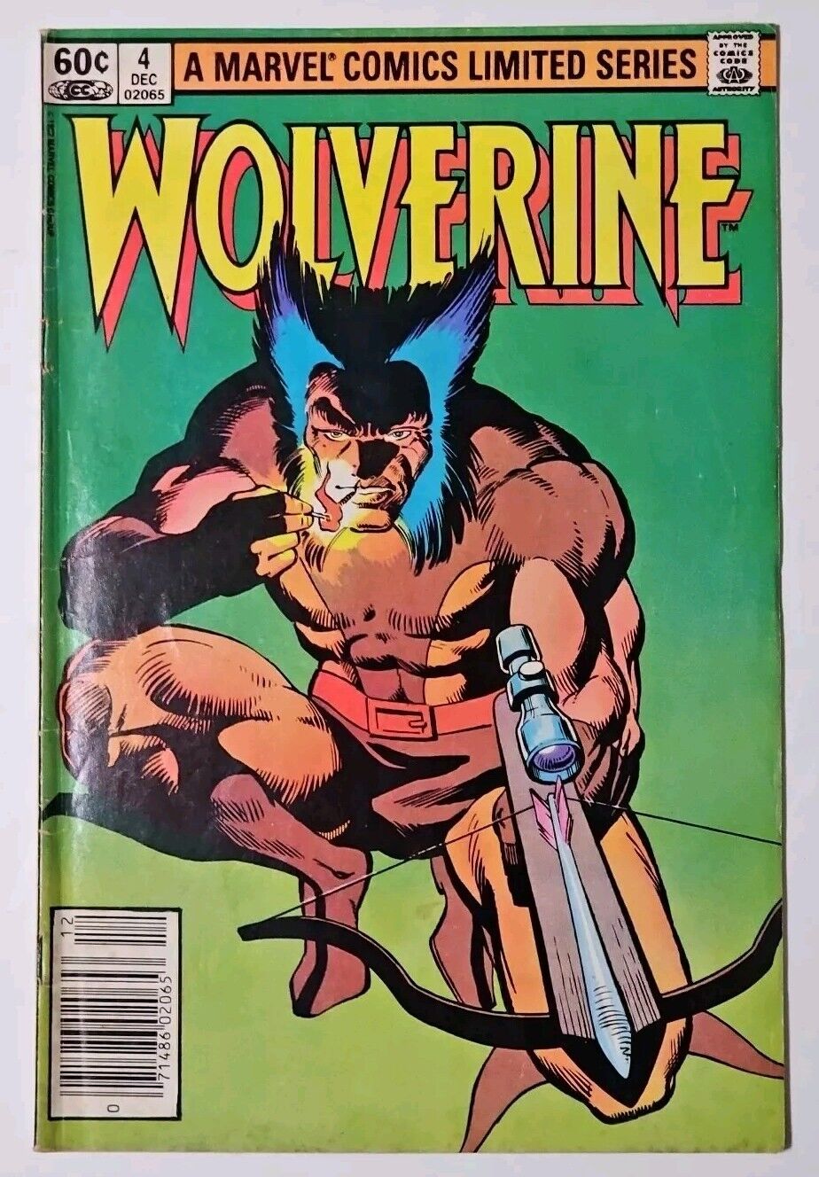 Wolverine #4 1st Limited Series Frank Miller Newsstand 