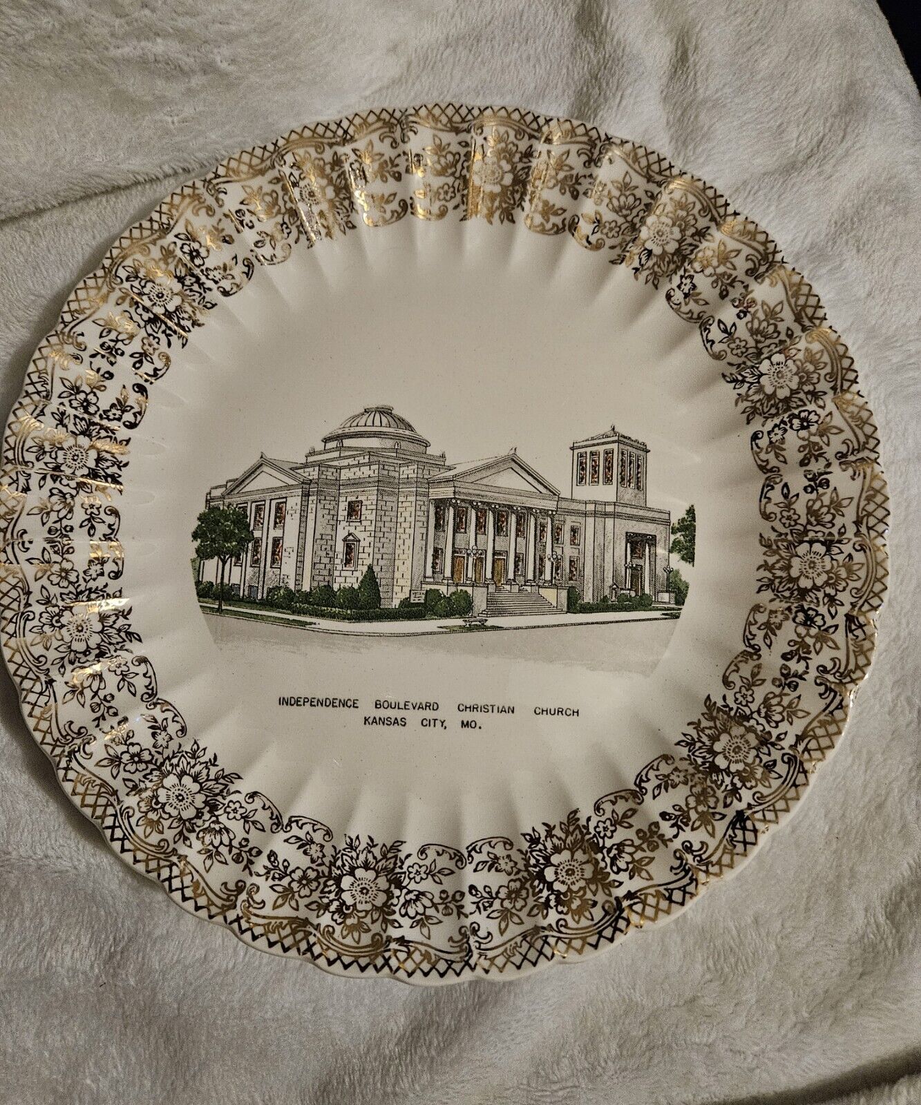 Kansas City MO Church Decorative Plate 
