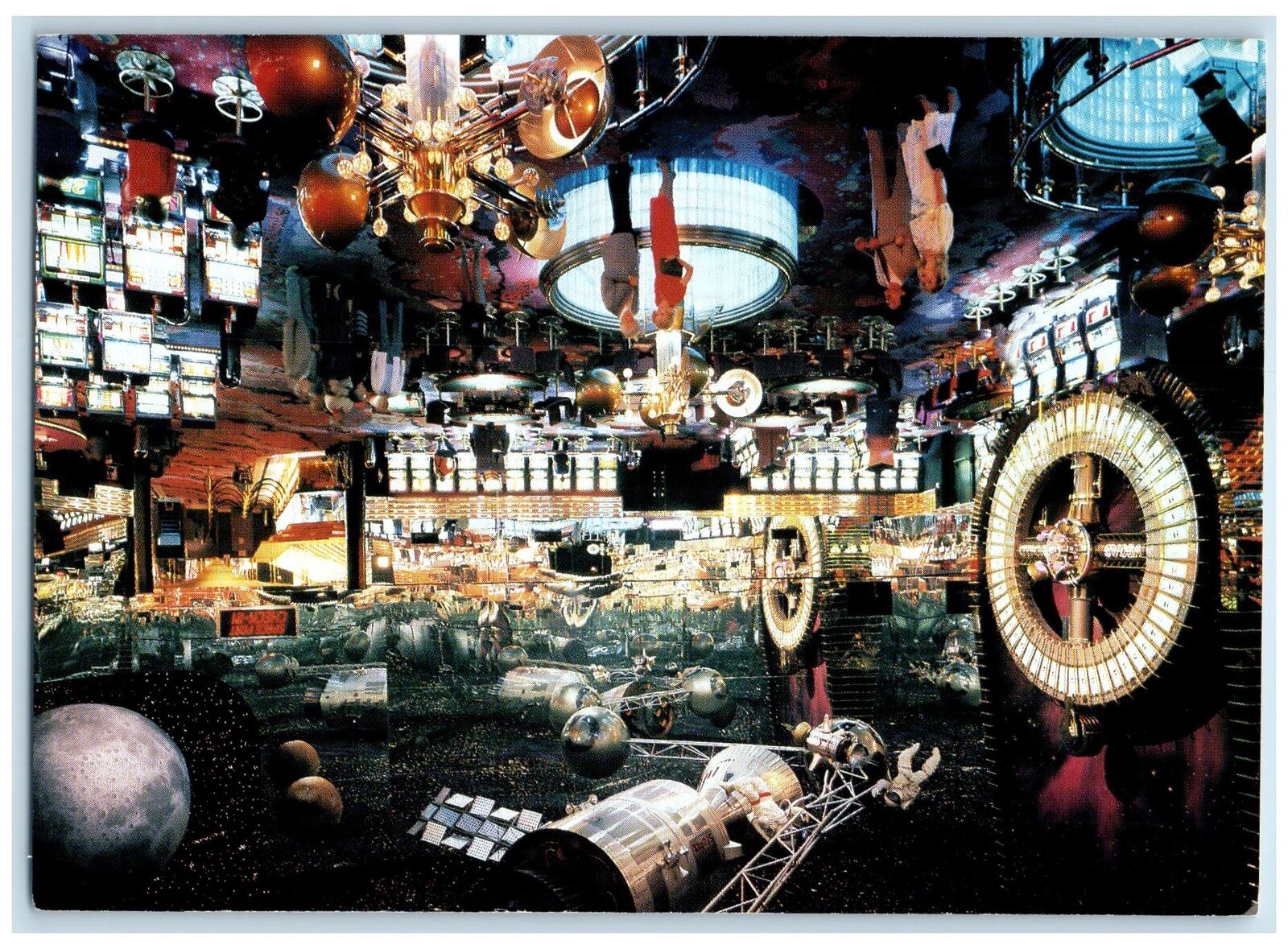 c1960\'s The Grand Lobby At Vegas World Las Vegas Nevada NV Unposted Postcard
