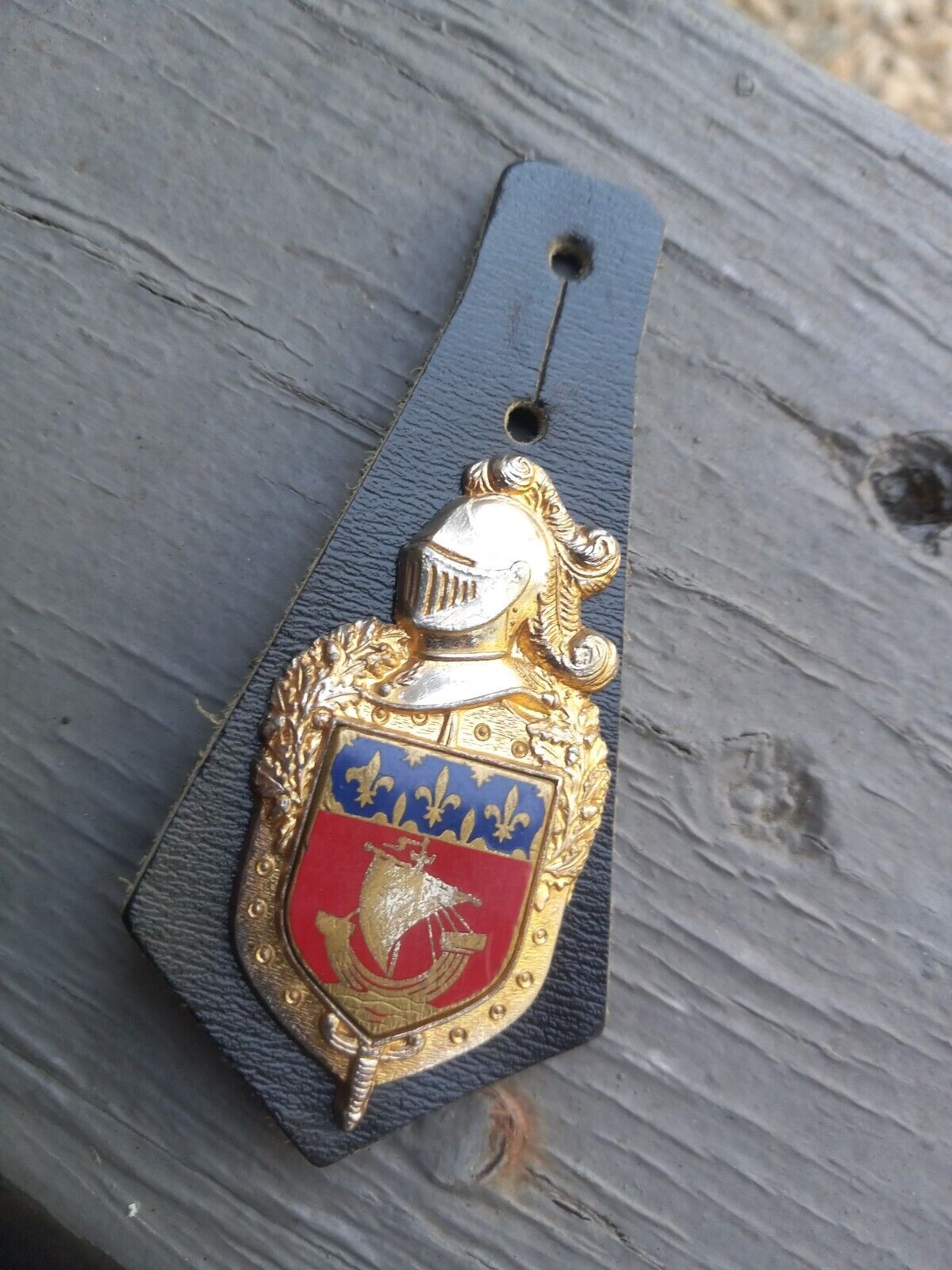 Vintage French Police Badge