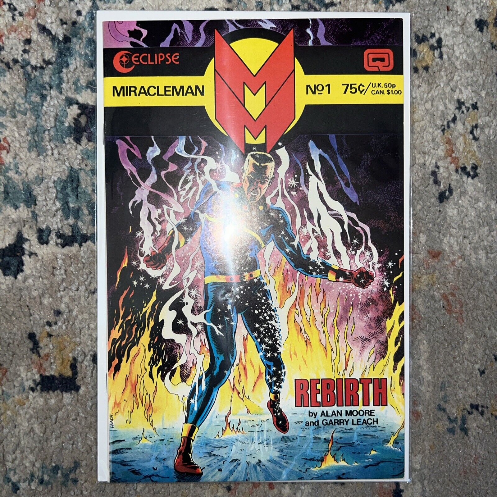 Miracleman #1 NM White Pages NM High Grade Eclipse Comics 1985 Near Mint