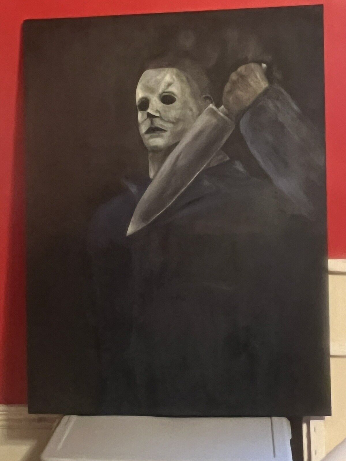 Michael Myers Halloween Oil Painting
