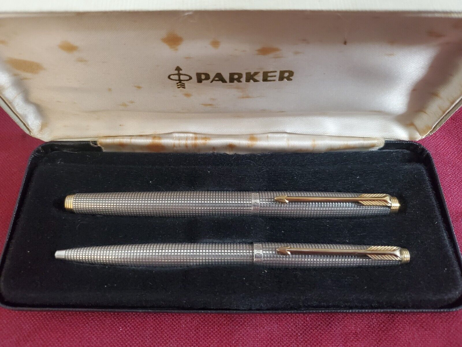 Parker 75 Sterling silver Fp&Bp set