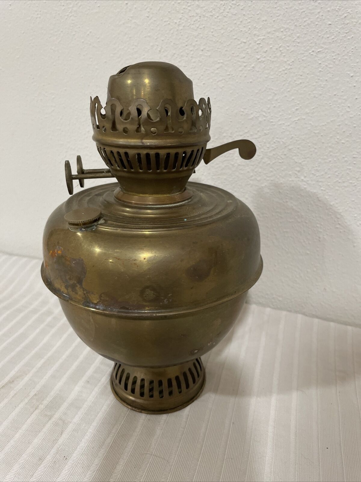 Jan’s Of LONDON Vintage Antique oil lamp burner BRITISH STYLE RARE