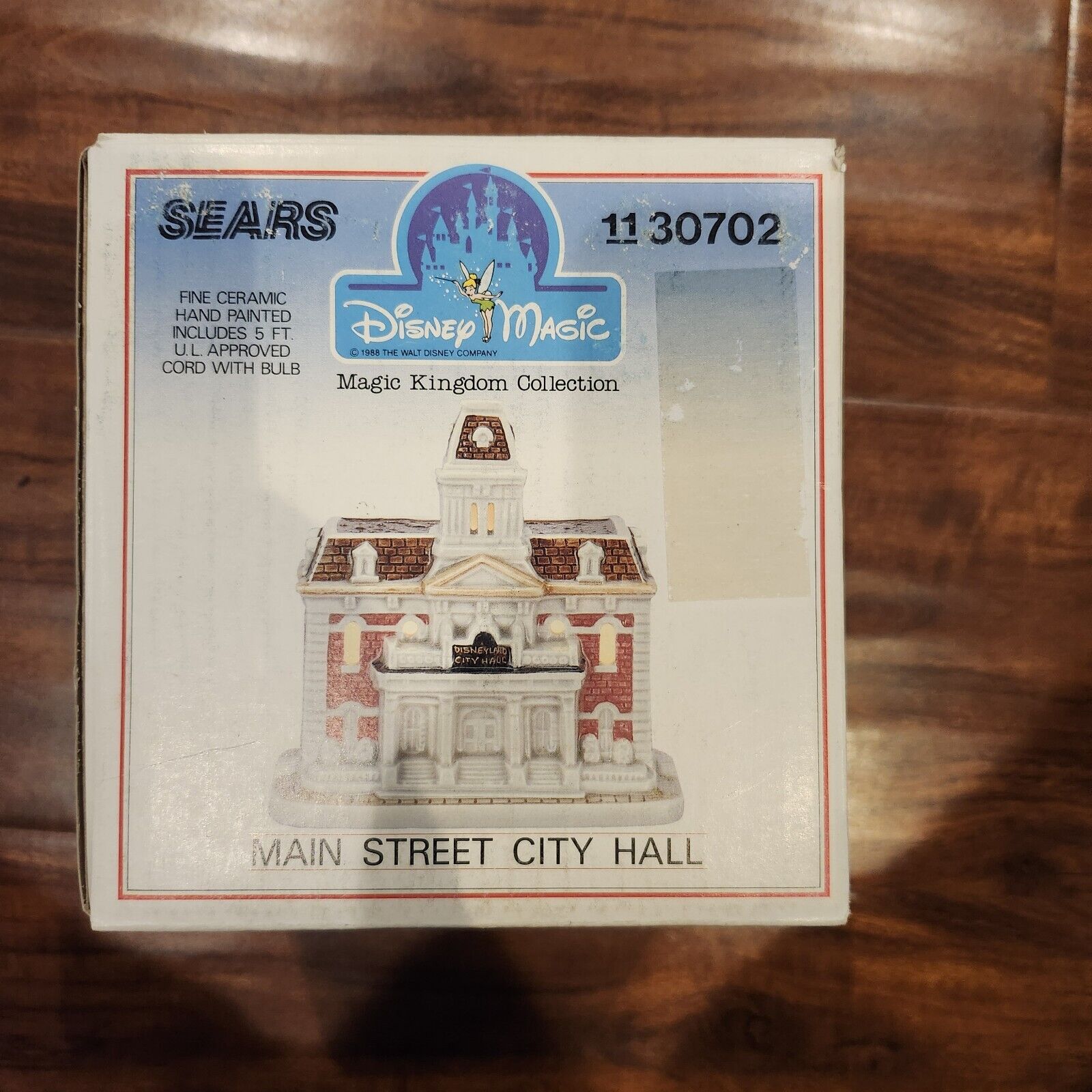 1988 Sears Disney Magic Kingdom Village Main Street City Hall Building #30702