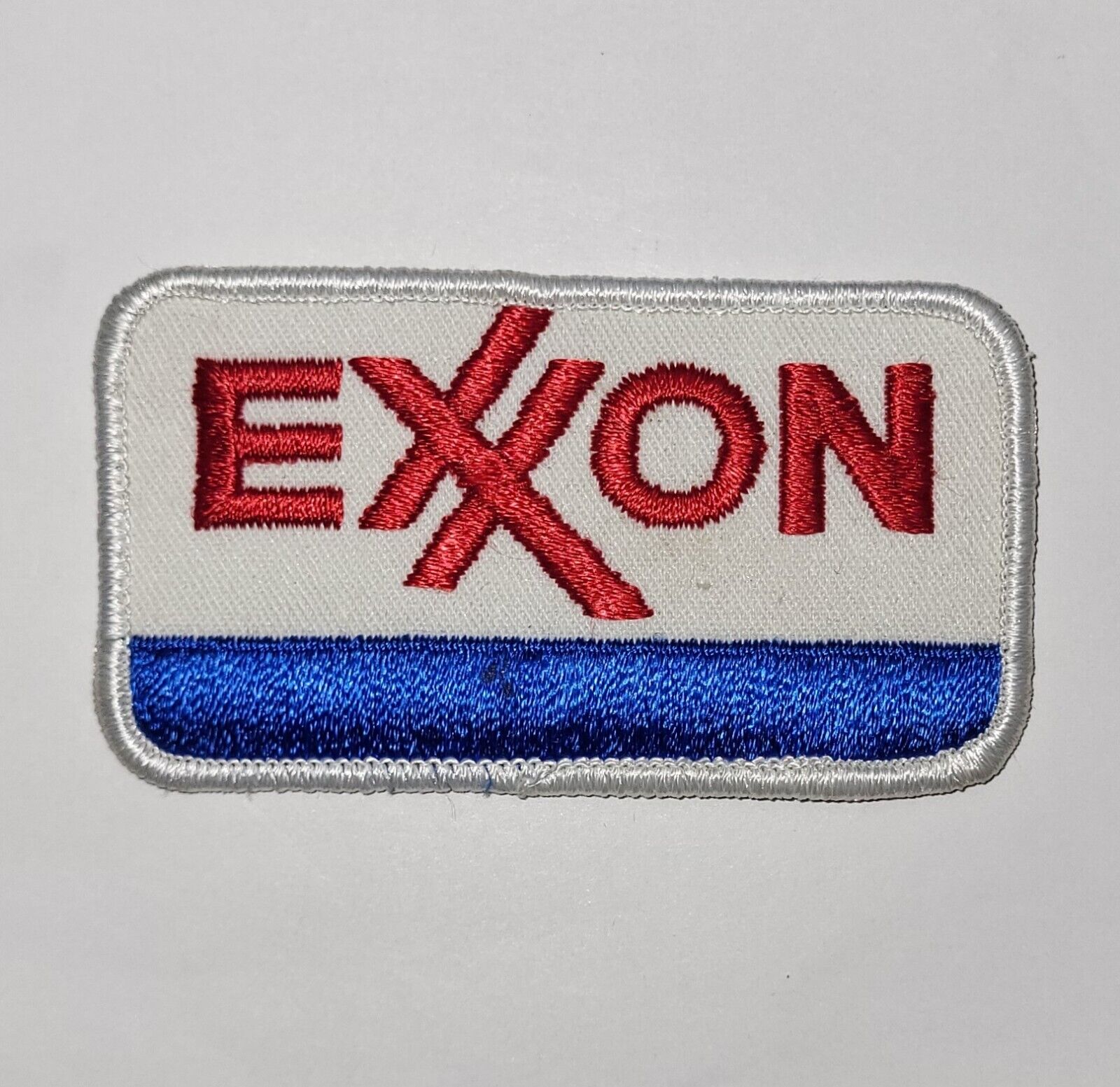 Vintage Exxon Oil Embroidered Patch